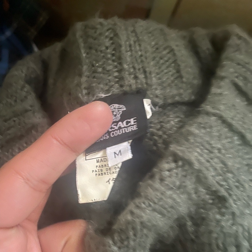 Men’s designer mohair sweater